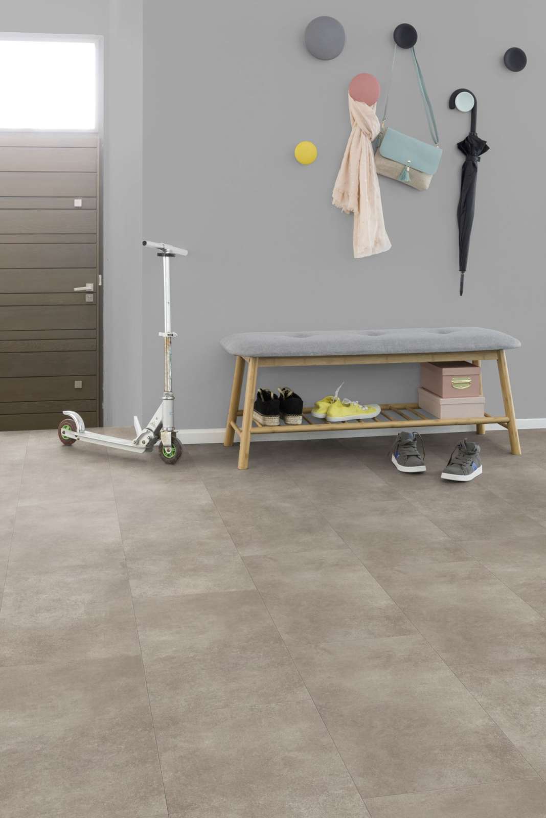 Gerflor - CREATION 55 RIGID LOCK ACOUSTIC - 0868 Bloom Uni Taupe 1.67 m2/bal - kompozit