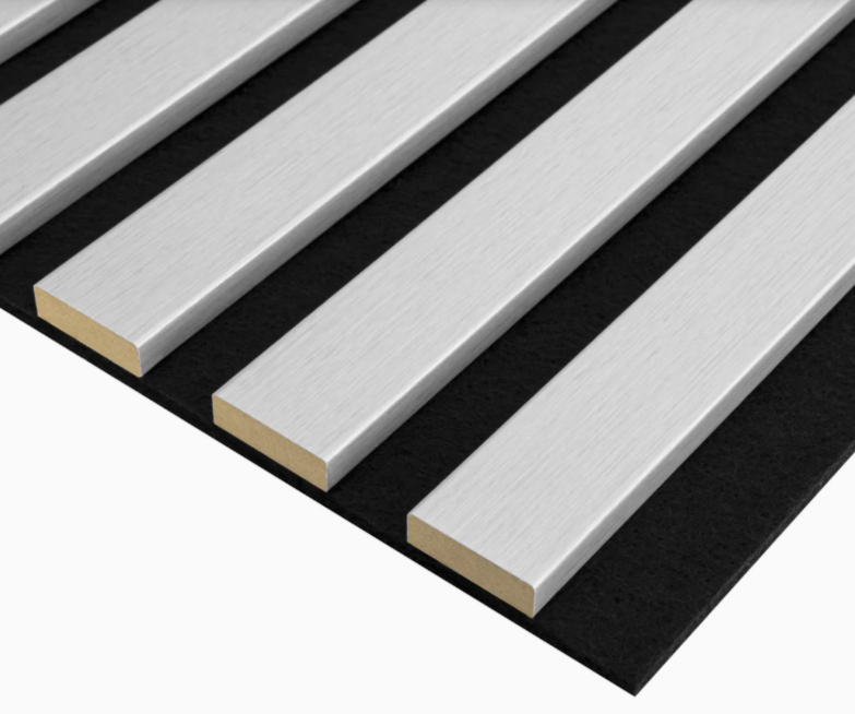 WOHNARTIG PREMIUM - Dekorační akustický filcový panel na zeď - 27 x 275 cm - 0,74m²- černý filc