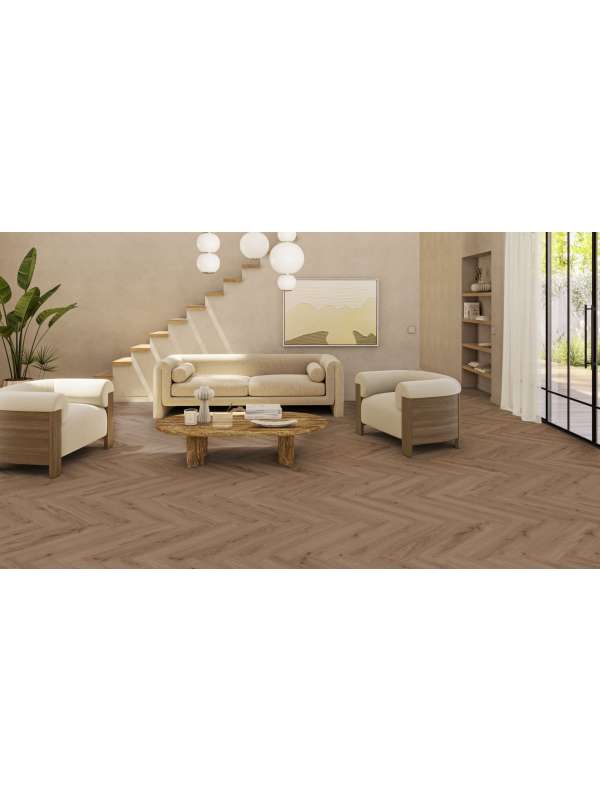 Tarkett Herringbone Rigid - Delicate Oak WALNUT - 280043005