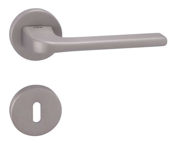 MP Kování - TI DARA R 4007 5S - NP Nikl perla - Klika s kulatou rozetou