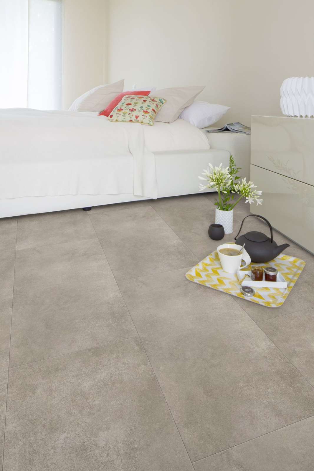 Gerflor - CREATION 55 RIGID LOCK ACOUSTIC - 0868 Bloom Uni Taupe 1.67 m2/bal - kompozit