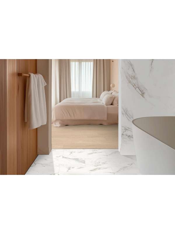 Gerflor Creation 55 - 1743 WHITE MARBLE - Vinyl k lepení