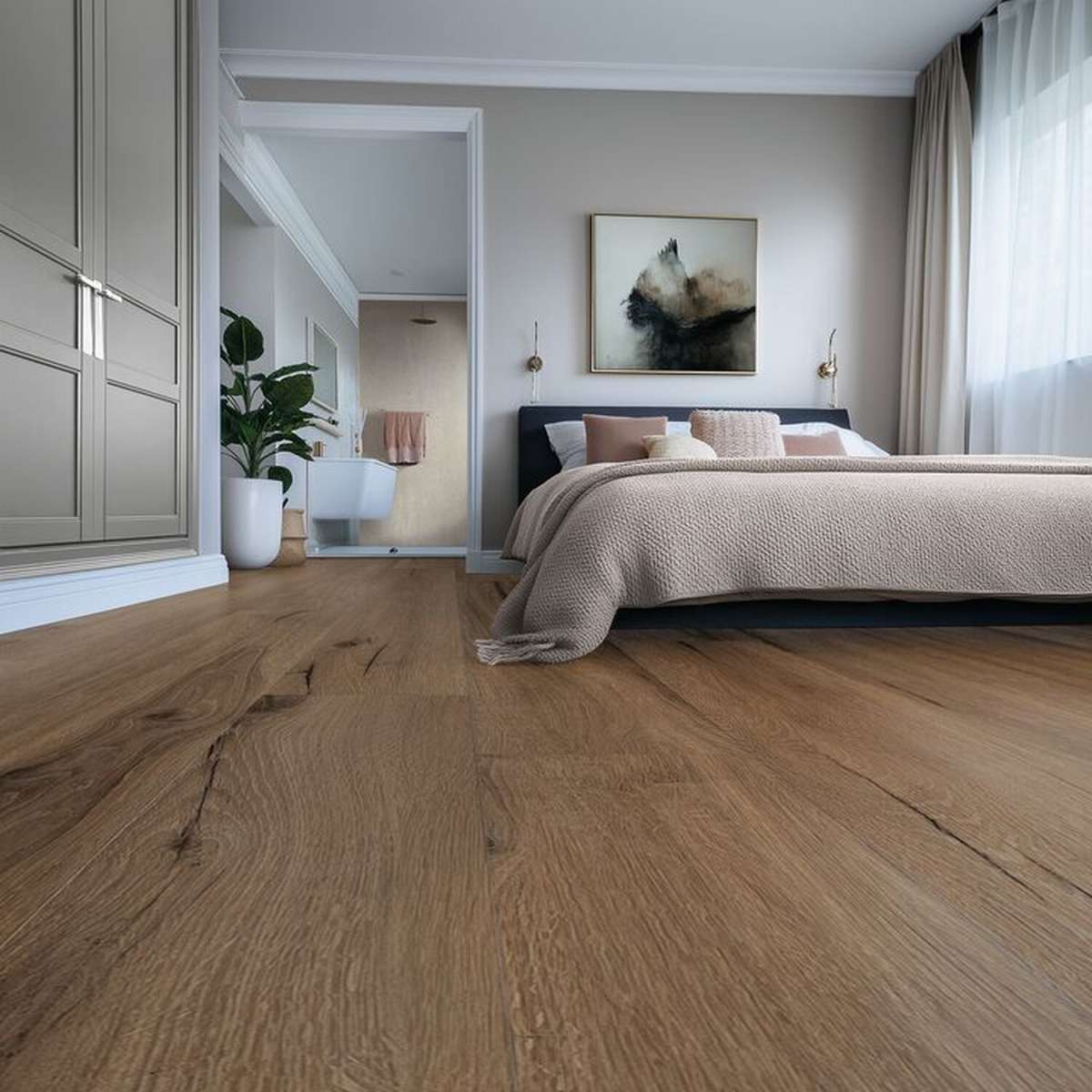 Gerflor Creation 55 - 1605 CEDAR DARK BROWN - Vinyl k lepení