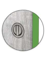 Kulaté chrom staén WC