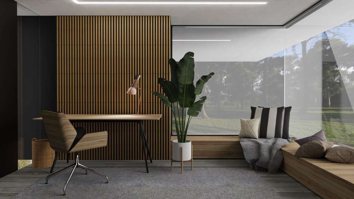 Kospan MEDIUM - Dekorační akustický filcový panel na zeď - 45x90cm 0,405m²