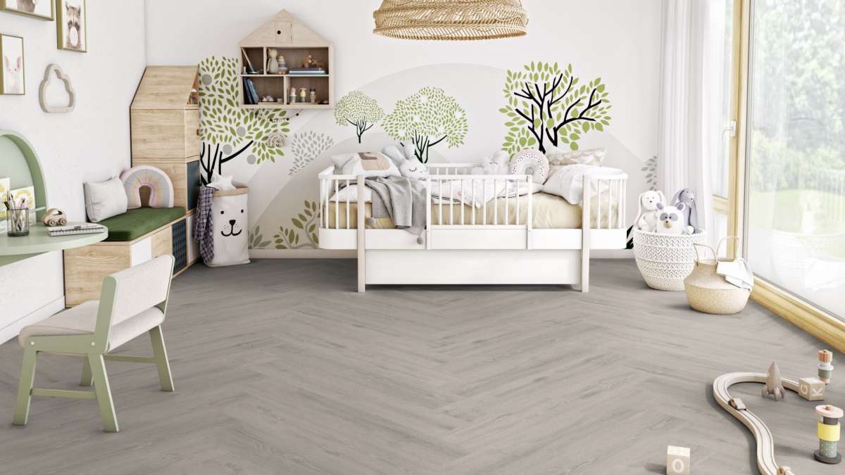 Tarkett iD Classics 30 HB (Scandinavian Oak MEDIUM GREY) 261003022 4,46 m2/bal - lepený vinyl