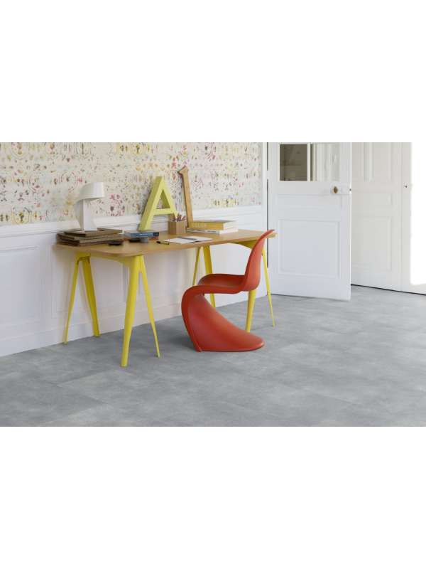 Gerflor - 0869 Bloom Uni Grey - Creation 40 Rigid Solid Clic 1,98 m2/bal - Zámkový kompozit