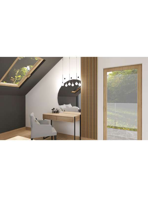Kospan LARGE - Dekorační akustický filcový panel na zeď - 45x270cm, 1,215m²