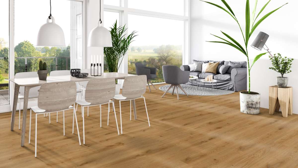 Tarkett iD Inspiration Click Solid 55 (Delicate Oak TOFFEE) 24616093 - 1,61 m2 Zámkový vinyl