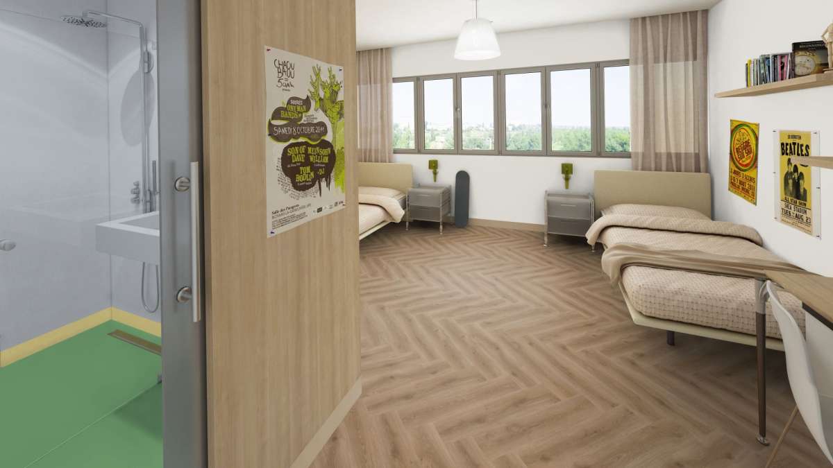 Tarkett iD Classics 30 HB (Contemporary Oak NATURAL) 261003003 4,46 m2/bal - lepený vinyl