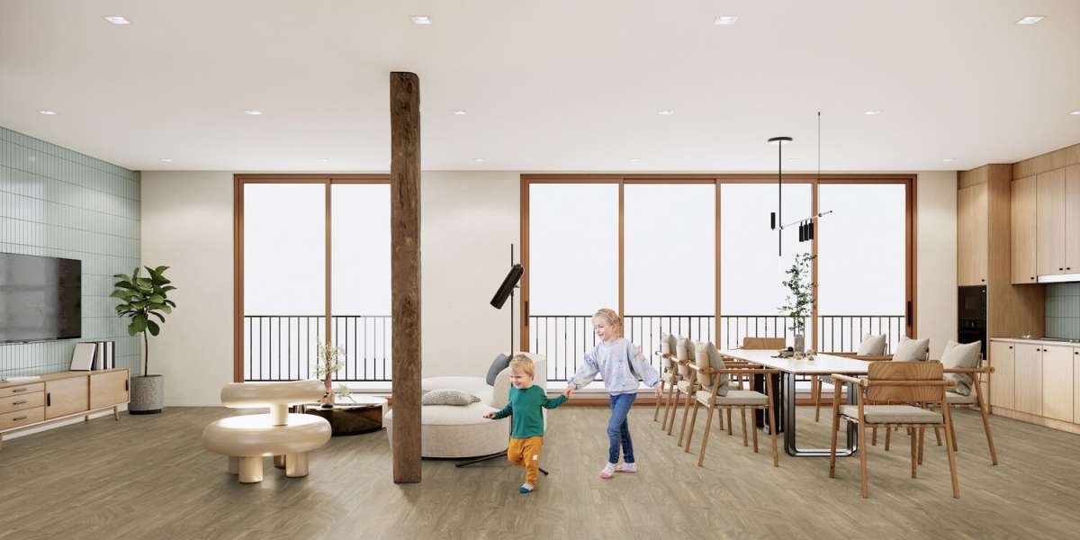 PVC s filcem Gerflor - Texline Nature - 2388 WOODRING HONEY