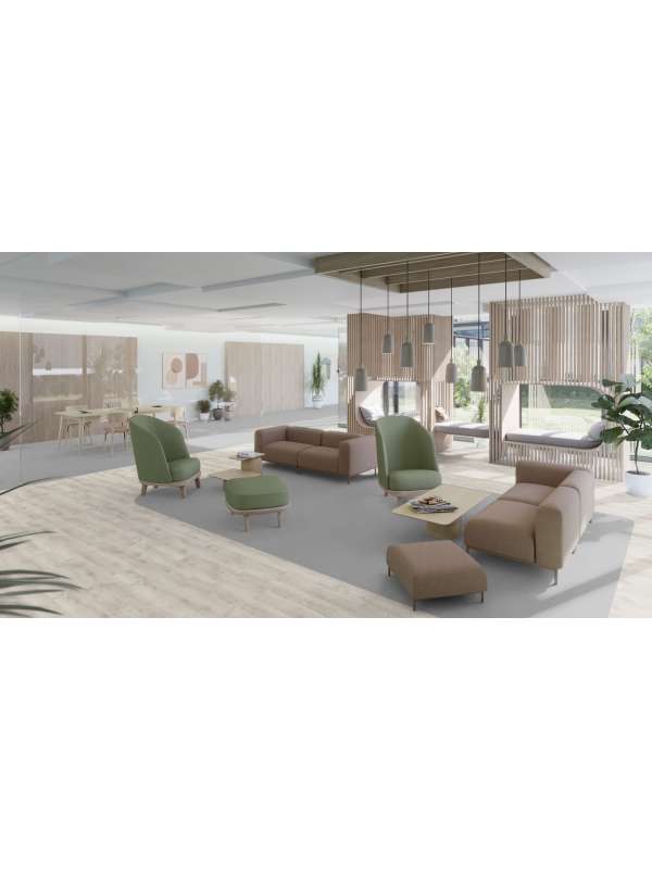 Tarkett iD Inspiration Click Solid 55 (Rustic Oak LIGHT GREY) 24616026 - 1,61 m2 Zámkový vinyl