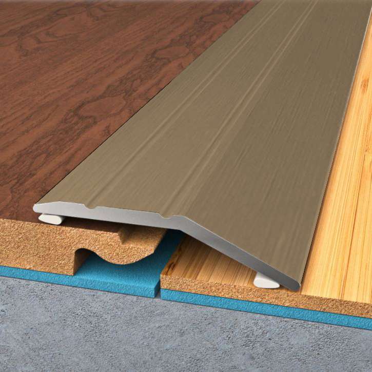 Bohemia profil přechodová lišta 270cm 60/1 18 Titan broušený 60118