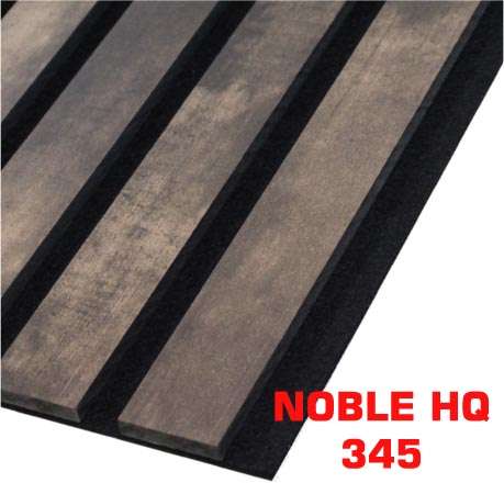 Kospan NOBLE HQ - Dekorační akustický filcový panel na zeď - 27 x 275 cm - 0,74m²- černý filc