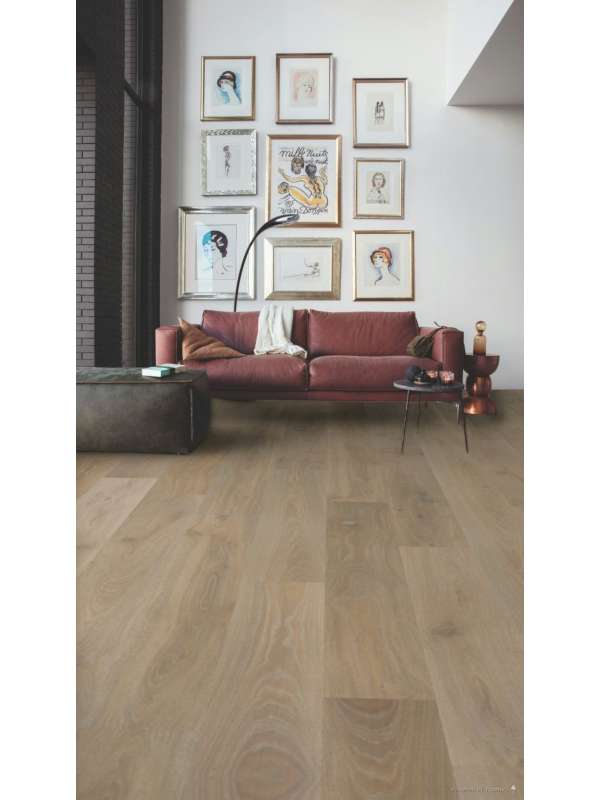 Esco - Kolonial Elegance 14/3x190mm (Kouřová bílá) KOL004 / 002A - dřevěná třívrstvá podlaha