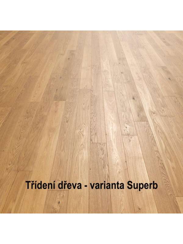 Esco - Soft Tone SuperB 15/4x190mm (Smoked beige) SOF007 / 042A - dřevěná třívrstvá podlaha