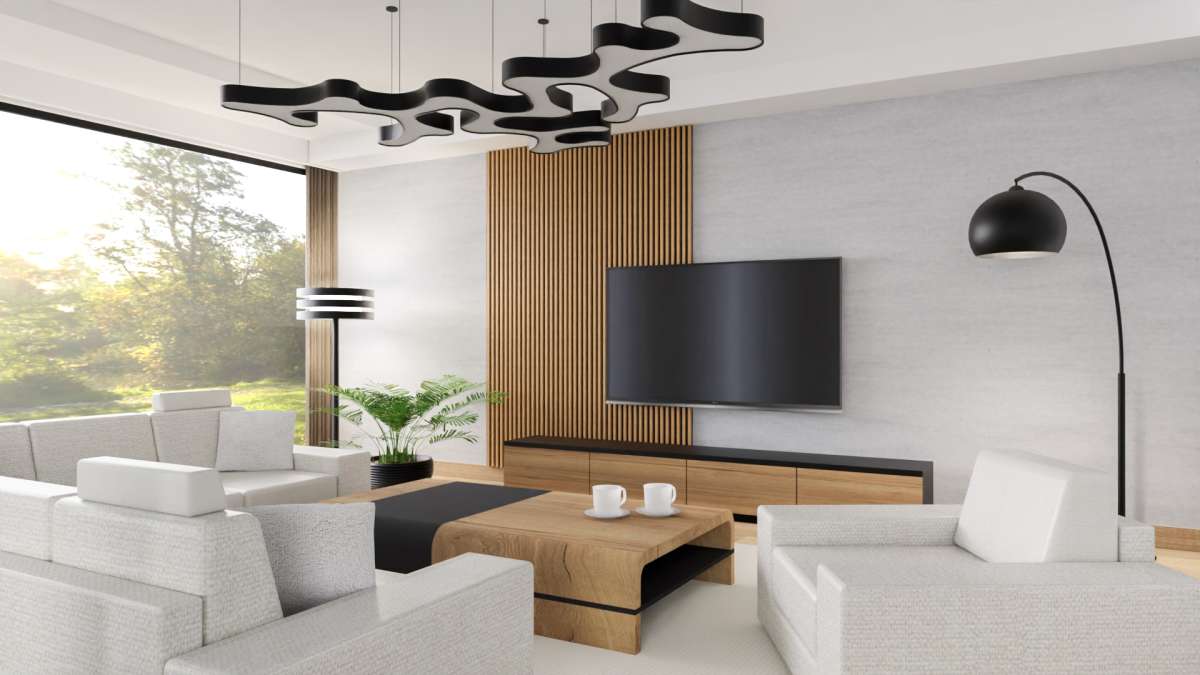 Kospan LARGE - Dekorační akustický filcový panel na zeď - 45x270cm, 1,215m²