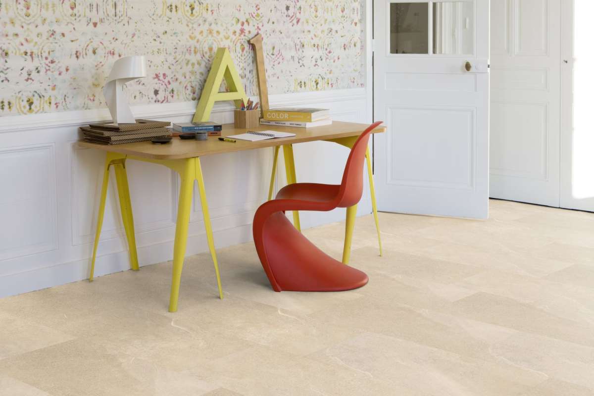 Gerflor Creation 40 - Vinyl k lepení - 1275 CURTON STONE LIGHT GREY