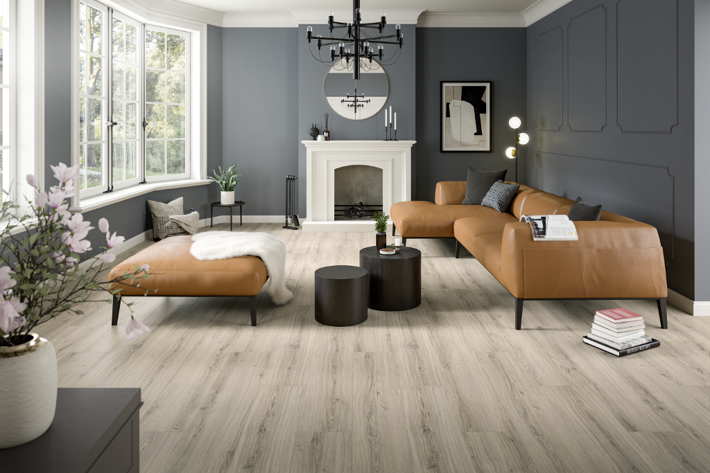 FloorClic COUNTRY AQ 32 V Large FV 82173 Dub Padua šedý - laminát