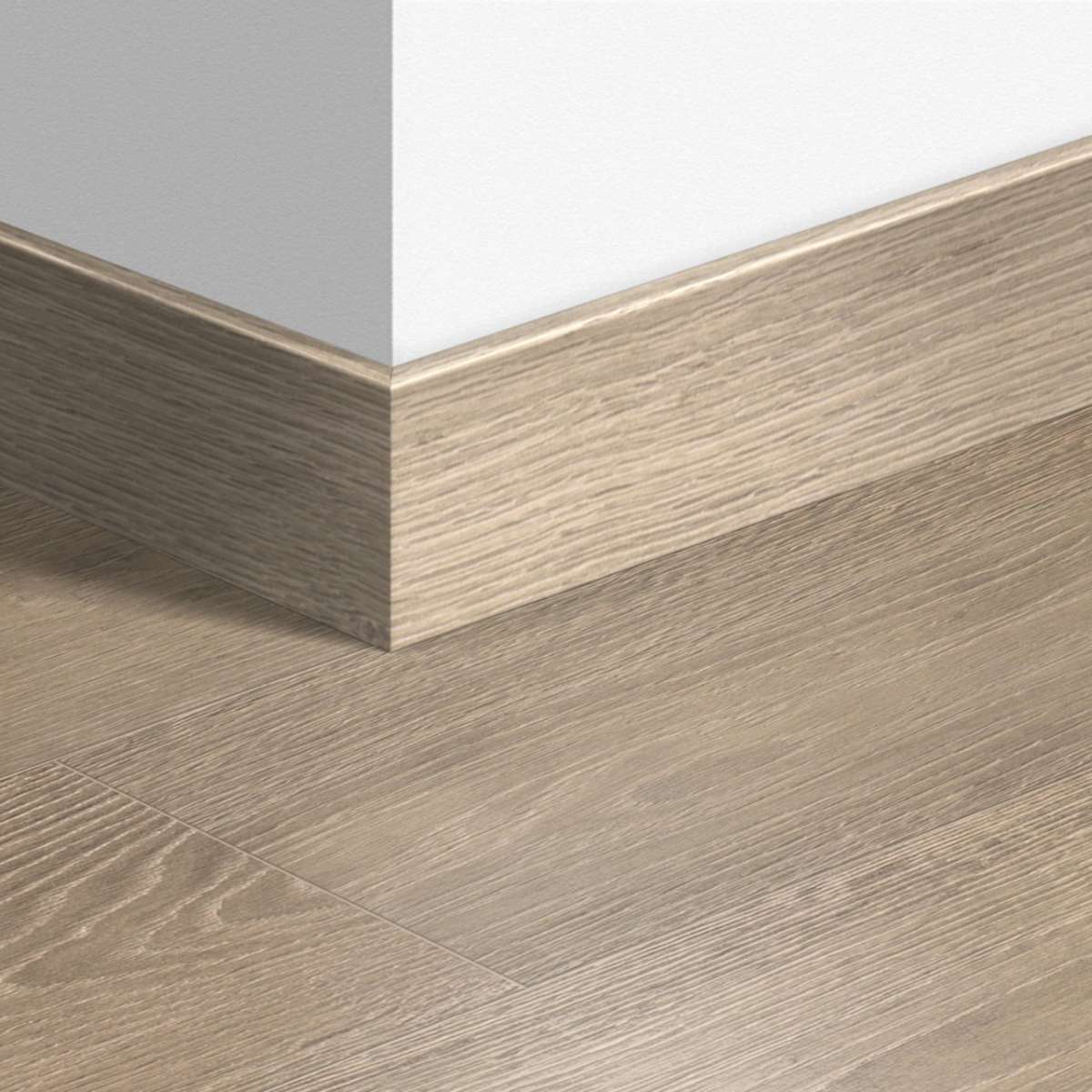 Quick Step Dřevěná podlahová lišta Largo (Dubová bílá výběrová) QSLPSKR01285