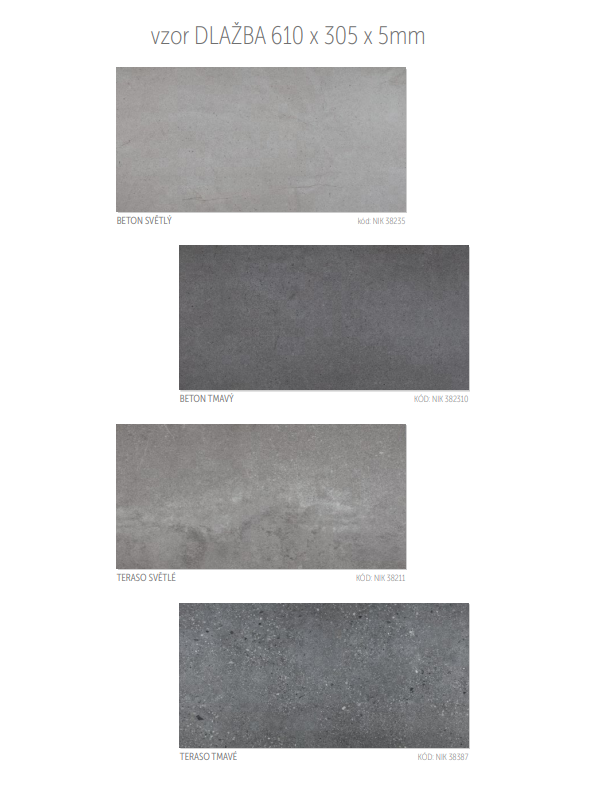 SVARTES - RIGID SPC Beton tmavý 2.235 m2/bal - kompozit