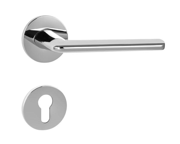 MP Kování - TI ELIPTICA R 3098 5S - OC Chrom lesklý - Klika s kulatou rozetou