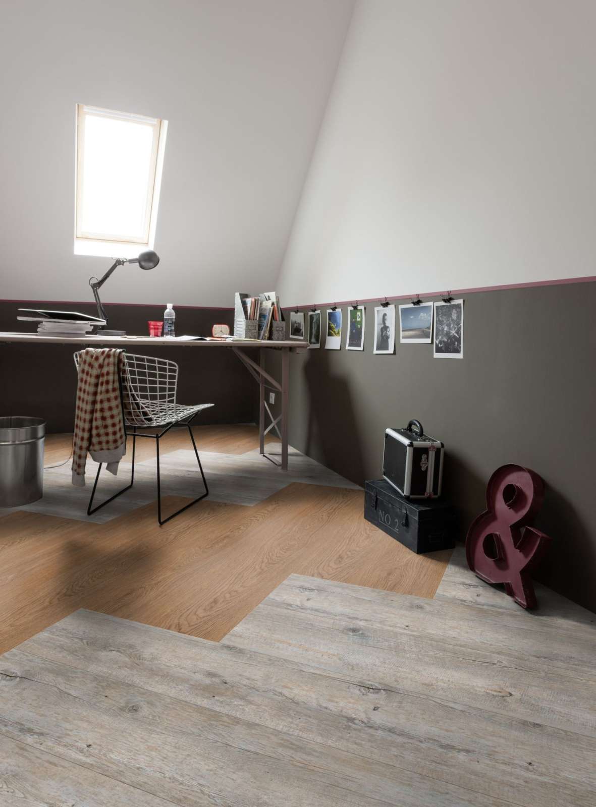 Gerflor Creation 55 - Vinyl k lepení - 1274 LOUNGE OAK CHESTNUT