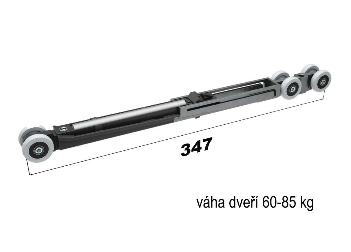 Tichý doraz JAP - tlumič na posuvné dveře
