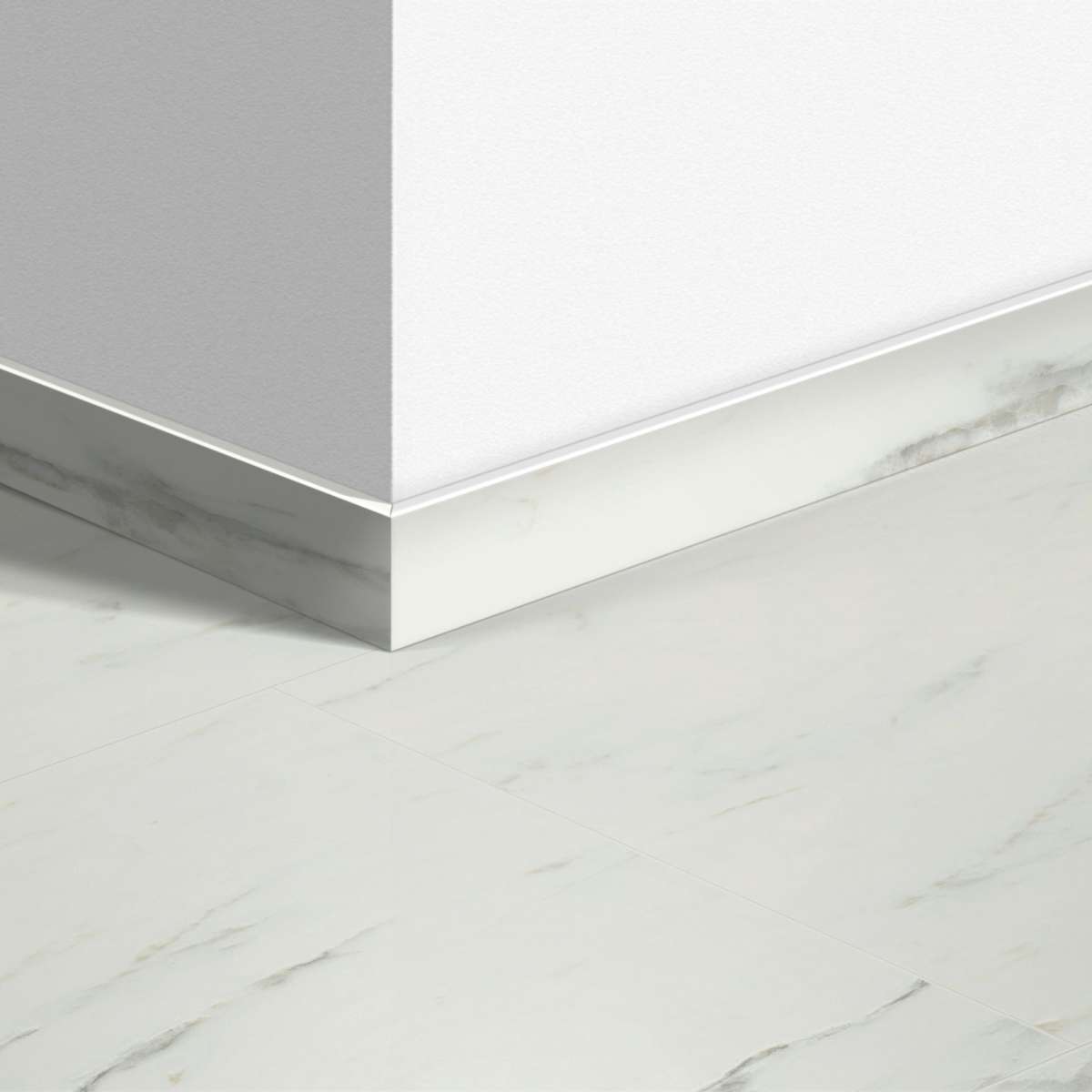 Quick Step Podlahová lišta Standart 2,4m (Mramorová dlažba bílá) QSVSK40136