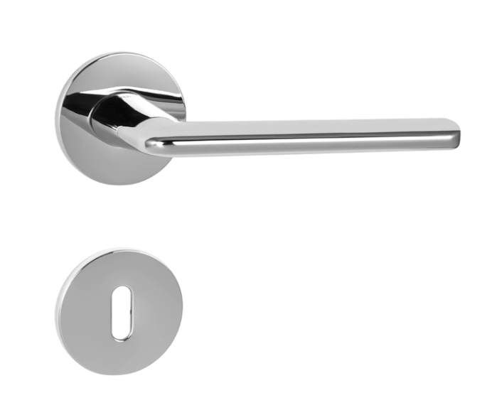 MP Kování - TI ELIPTICA R 3098 5S - OC Chrom lesklý - Klika s kulatou rozetou