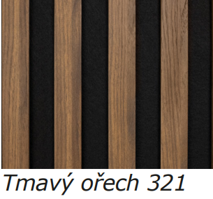 WOHNARTIG SPAZIO - Dekorační akustický filcový panel na zeď - 27 x 260 cm - 0,70m²- černý filc