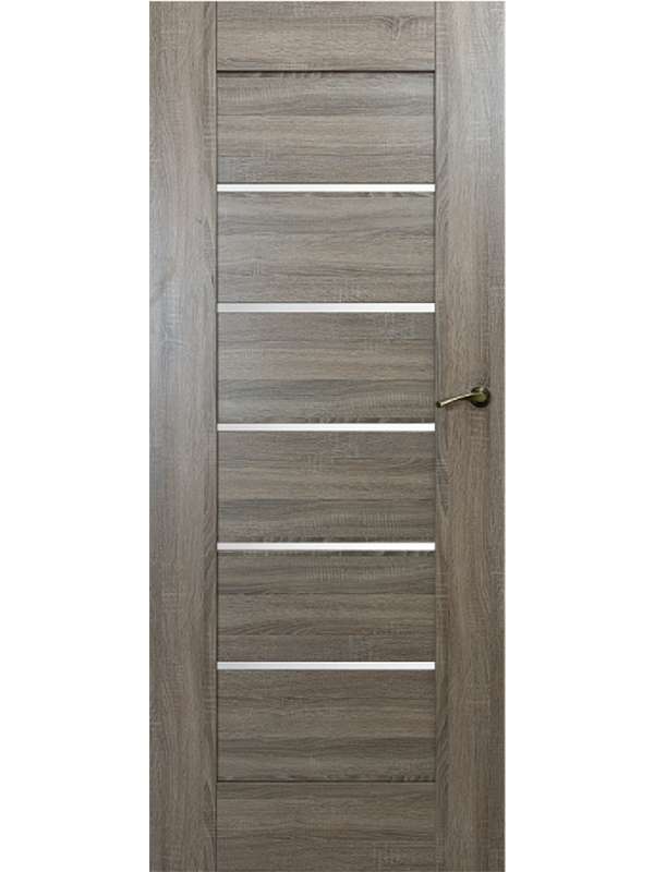 Interiérové dveře VASCO Doors - IBIZA 6, pravé 80, dub stříbrný