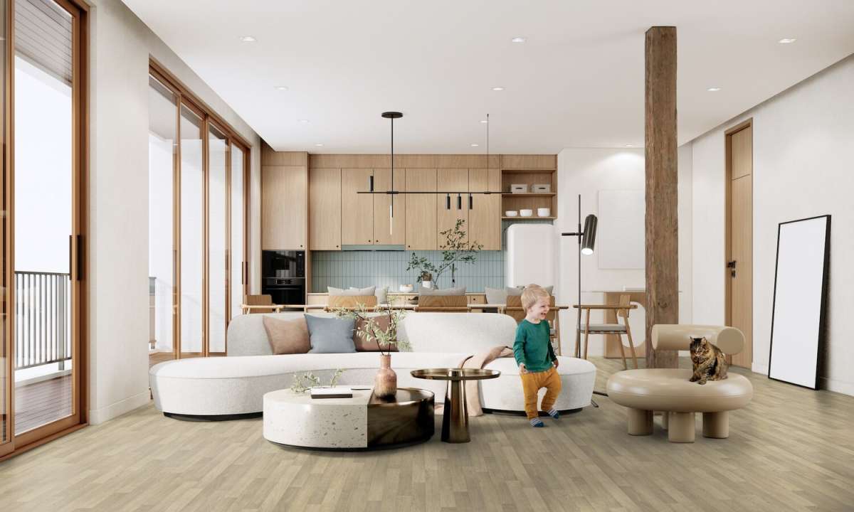 PVC s filcem Gerflor - Texline Nature - 2371 LODGE ALMOND