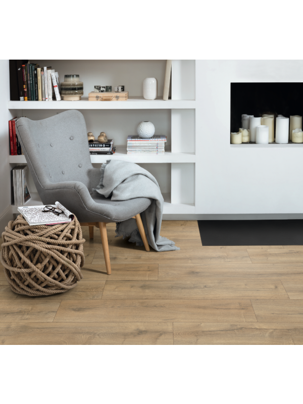 FloorClic COUNTRY 32 V F 82077 Dub Loja hnědý - laminát