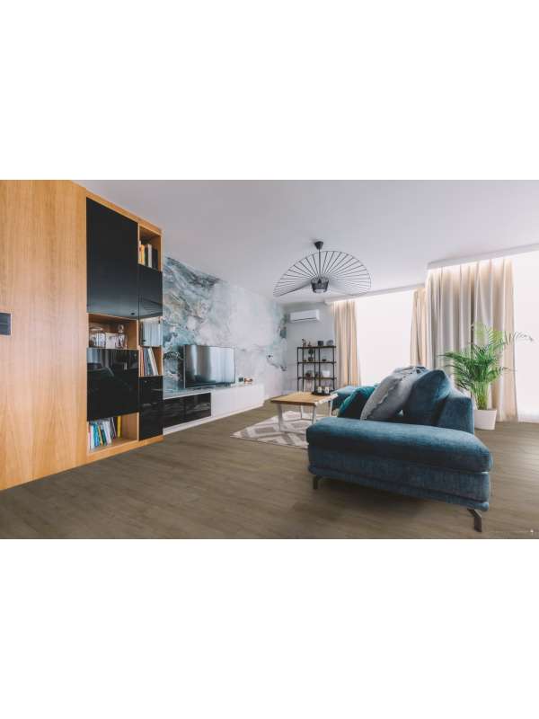 RS-click, Dub pálený, 30158-1 - Vinyl s nosnou deskou HDF