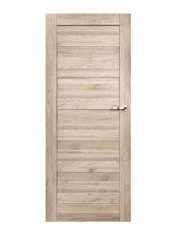Interiérové dveře VASCO Doors - MALAGA 1, pravé 80, dub stříbrný