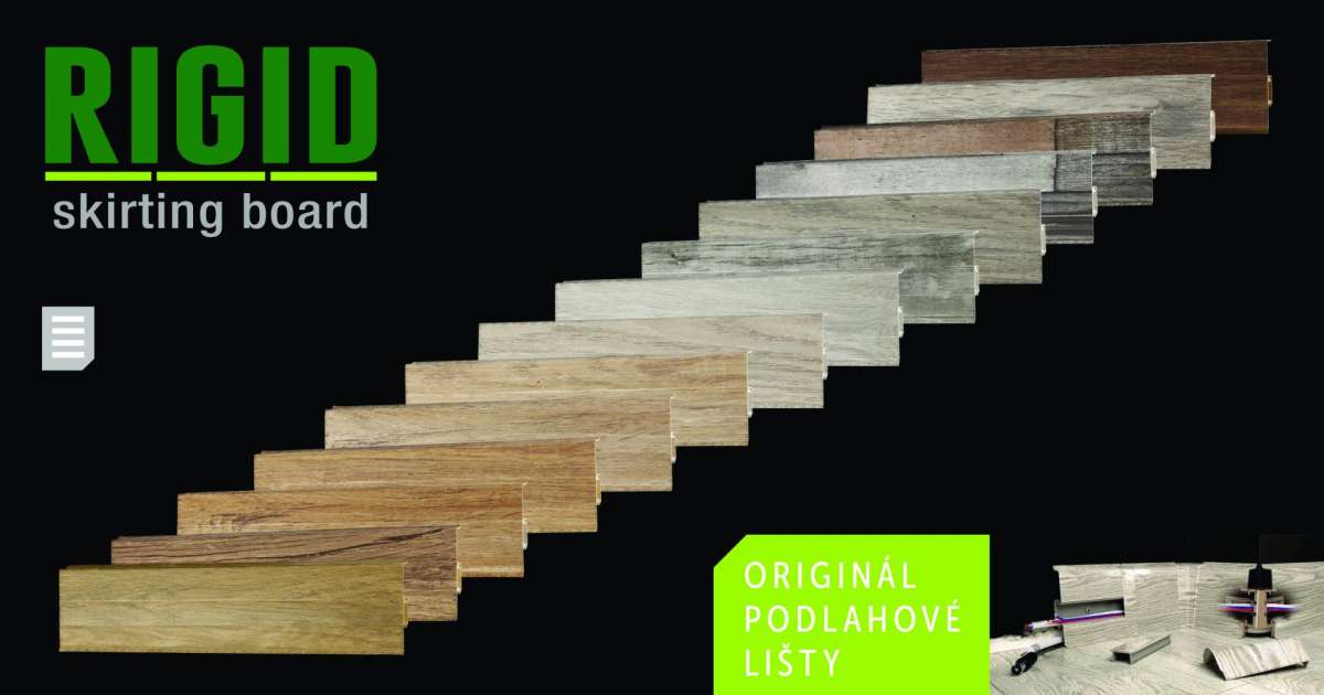 Lišta k podlaze Rigid SPC 2,5 m