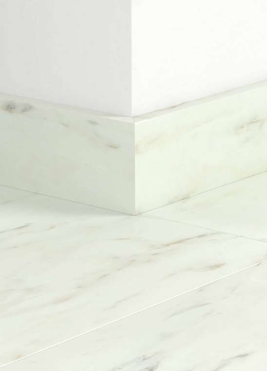 Quick Step podlahová lišta Standart Skirting QSVSKDB20305 - Luna marble white