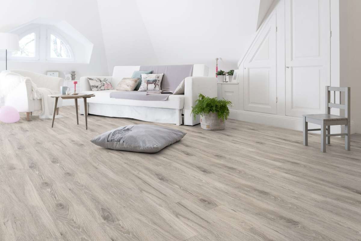 Gerflor Creation 30 - Vinyl k lepení - 1290 White Lead Oak Shadow Grey
