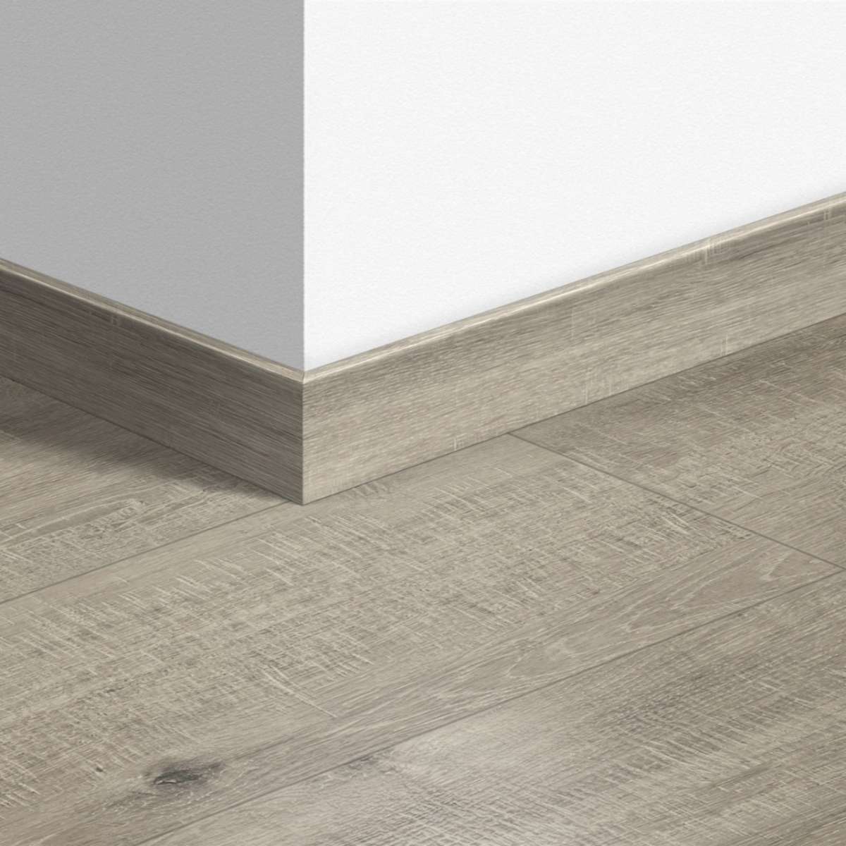 Quick Step Podlahová lišta Standart 2,4 m (Dub šedý se zářezy po pile) QSSK01858