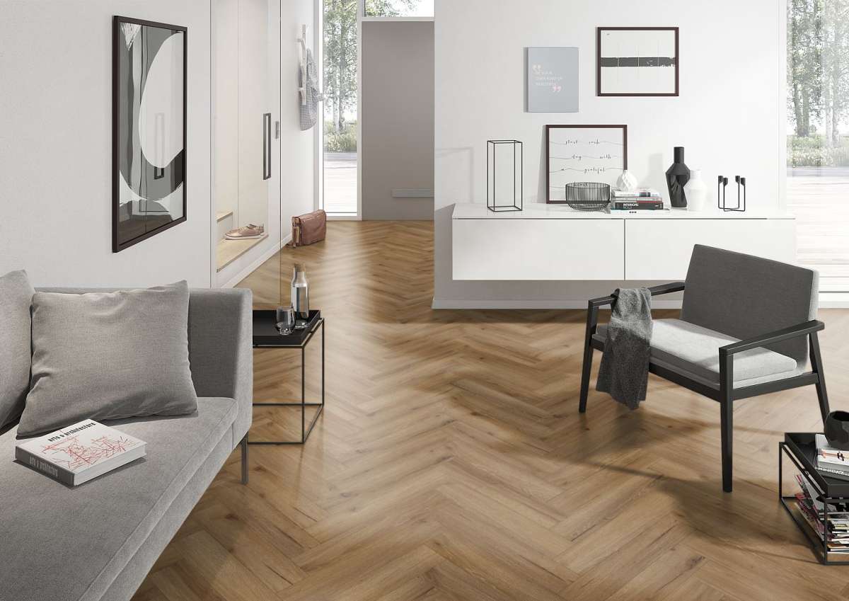 Eterna Projekt Vinyl 0,55 (Motion Oak - Rybí kost) 55510990 - lepený vinyl