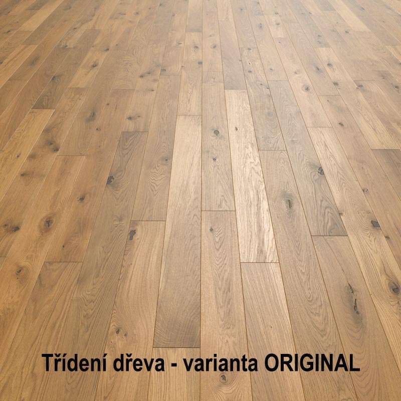 Esco - Kolonial Original 15/4x190mm (Kouřová bílá) KOL006 / 002A - dřevěná třívrstvá podlaha