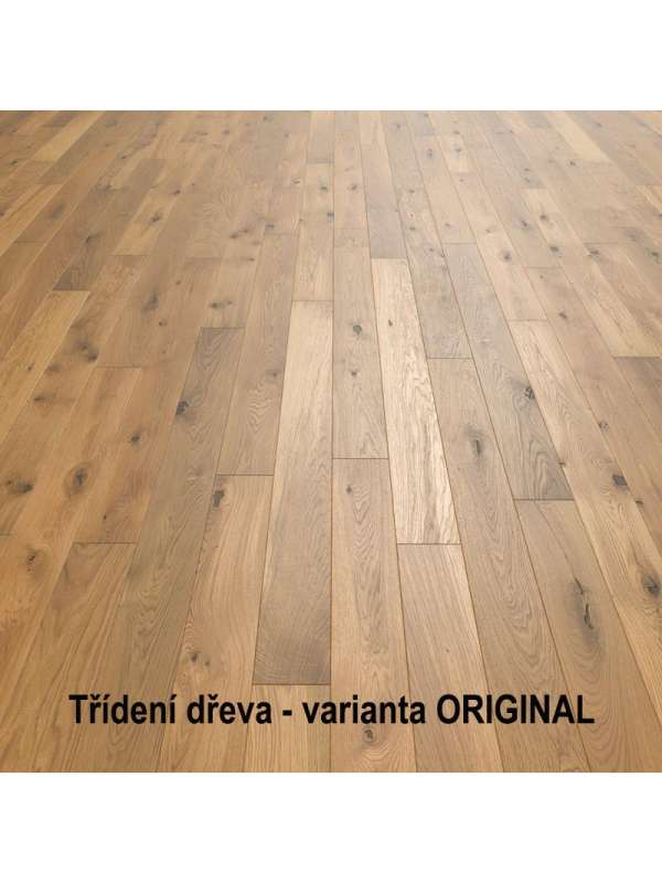 Esco - Kolonial Original 15/4x190mm (Kouřová bílá) KOL006 / 002A - dřevěná třívrstvá podlaha