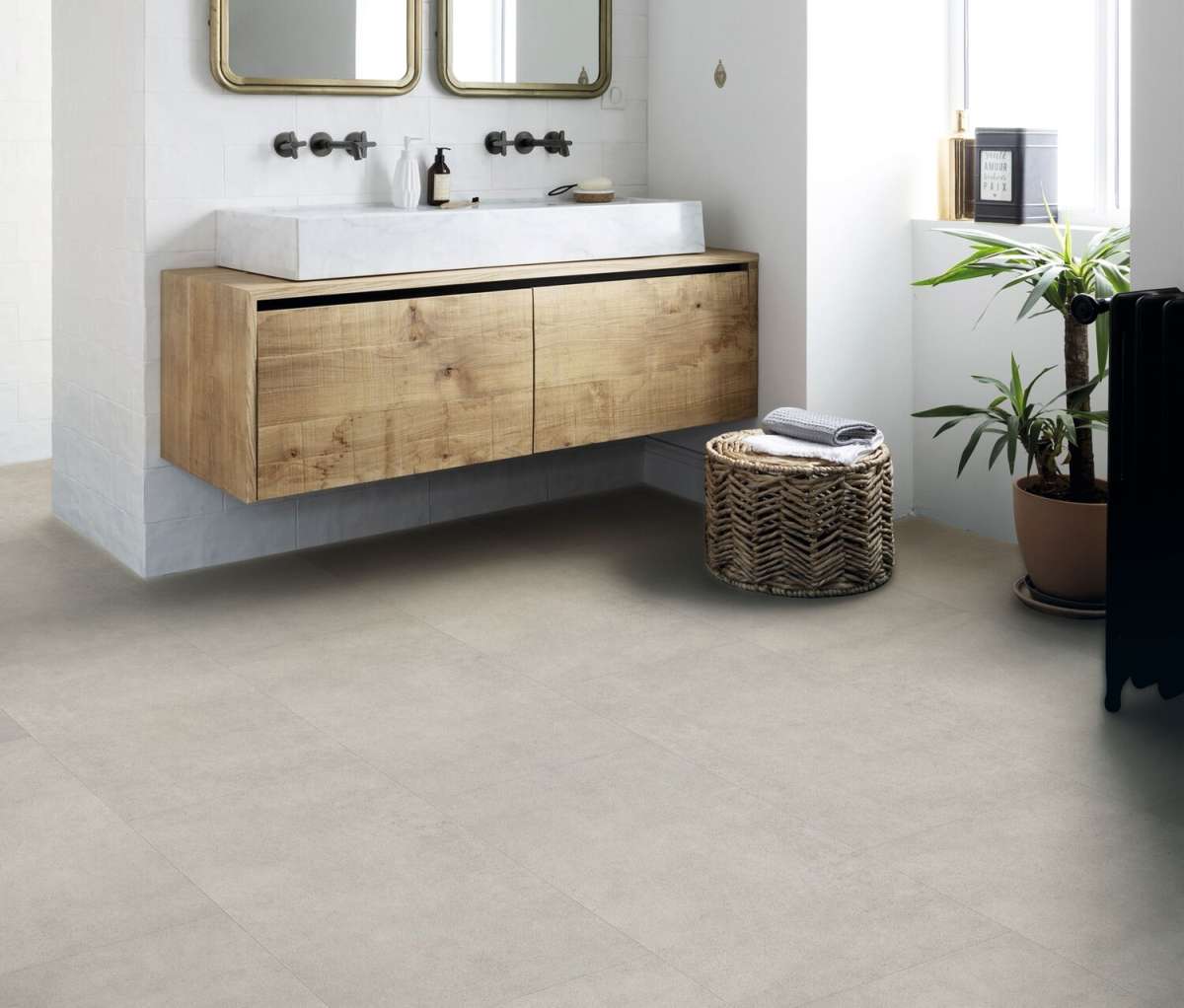 Gerflor - CREATION 40 Click ACOUSTIC - 1599 BLOOM UNI CLEAR - 1,98 m2/bal - kompozit