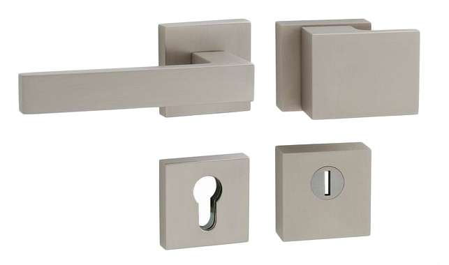 MP Kování TI - CUBO/SQUARE HR 3230/2275Q - NP Nikl perla  - Rozetové bezpečnostní kování