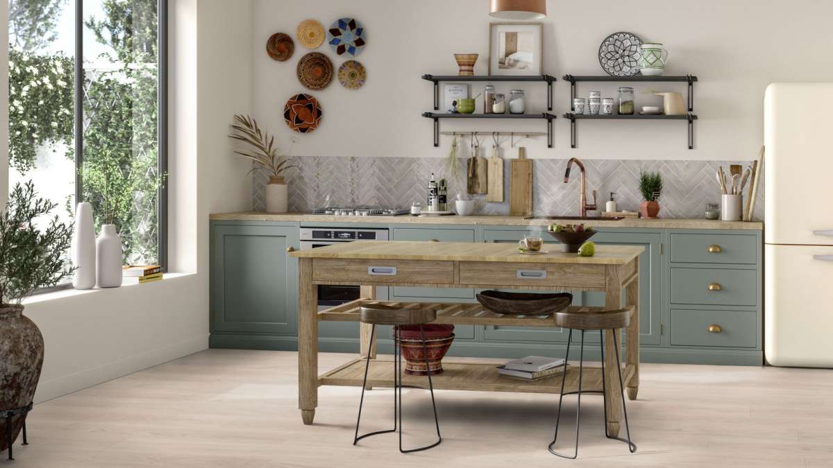 Tarkett iD Inspiration Click Solid 55 (Pearl Oak LATTE) 24616099 - 1,61 m2 Zámkový vinyl