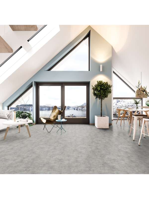 PVC s filcem Gerflor -HQR - 2225 ROUGH LIGHT GREY