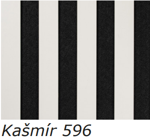 WOHNARTIG SPAZIO - Dekorační akustický filcový panel na zeď - 27 x 260 cm - 0,70m²- černý filc