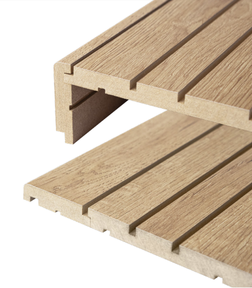 WOHNARTIG RIFFCELLO Dekorační akustický panel na zeď - 39 x 275 x cm - 1,07m²