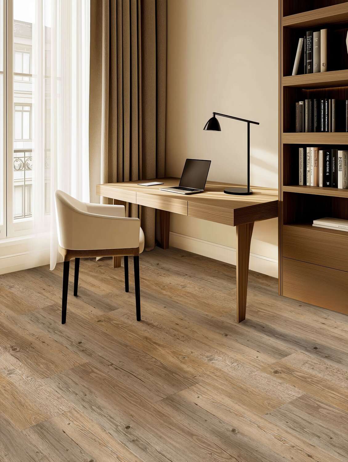 Gerflor - CREATION 40 Click ACOUSTIC - 0455 LONG BOARD - 2,1 m2/bal - kompozit